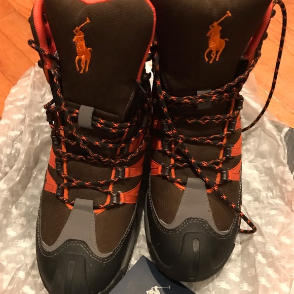 orange polo boots